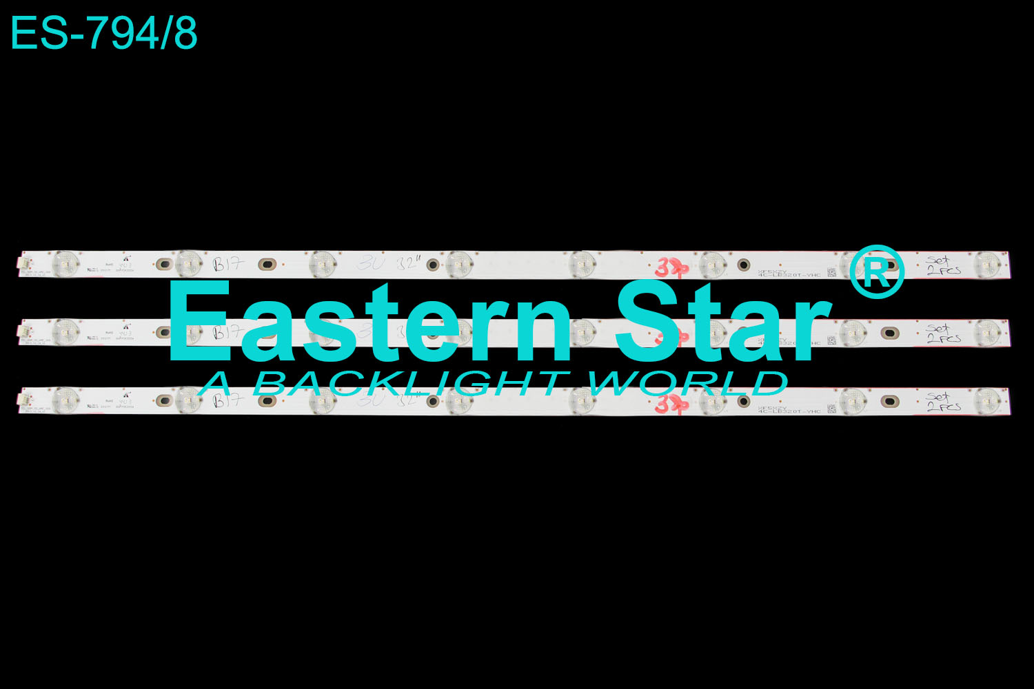 ES-794 - BLAUPUNKT 32/141L - BT32K141 - 3x8, 615mm | LED-STAR-ES-794
