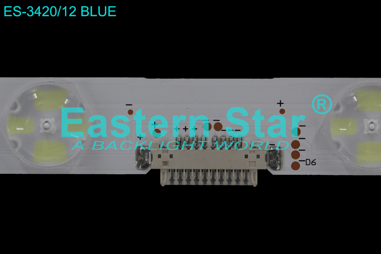 ES-3420 BLUE - HISENSE 65H9G, 65U8QF, 30X12, 674mm, 6V | LED-STAR-ES-3420