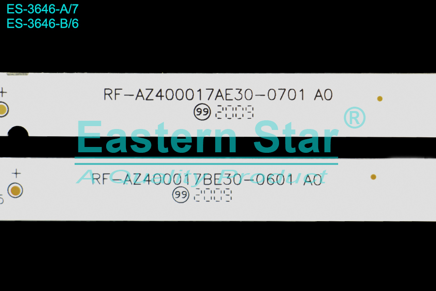 ES-3646 - TESLA 40S605, 1A+2B, 718mm, 3V | LED-STAR-ES-3646