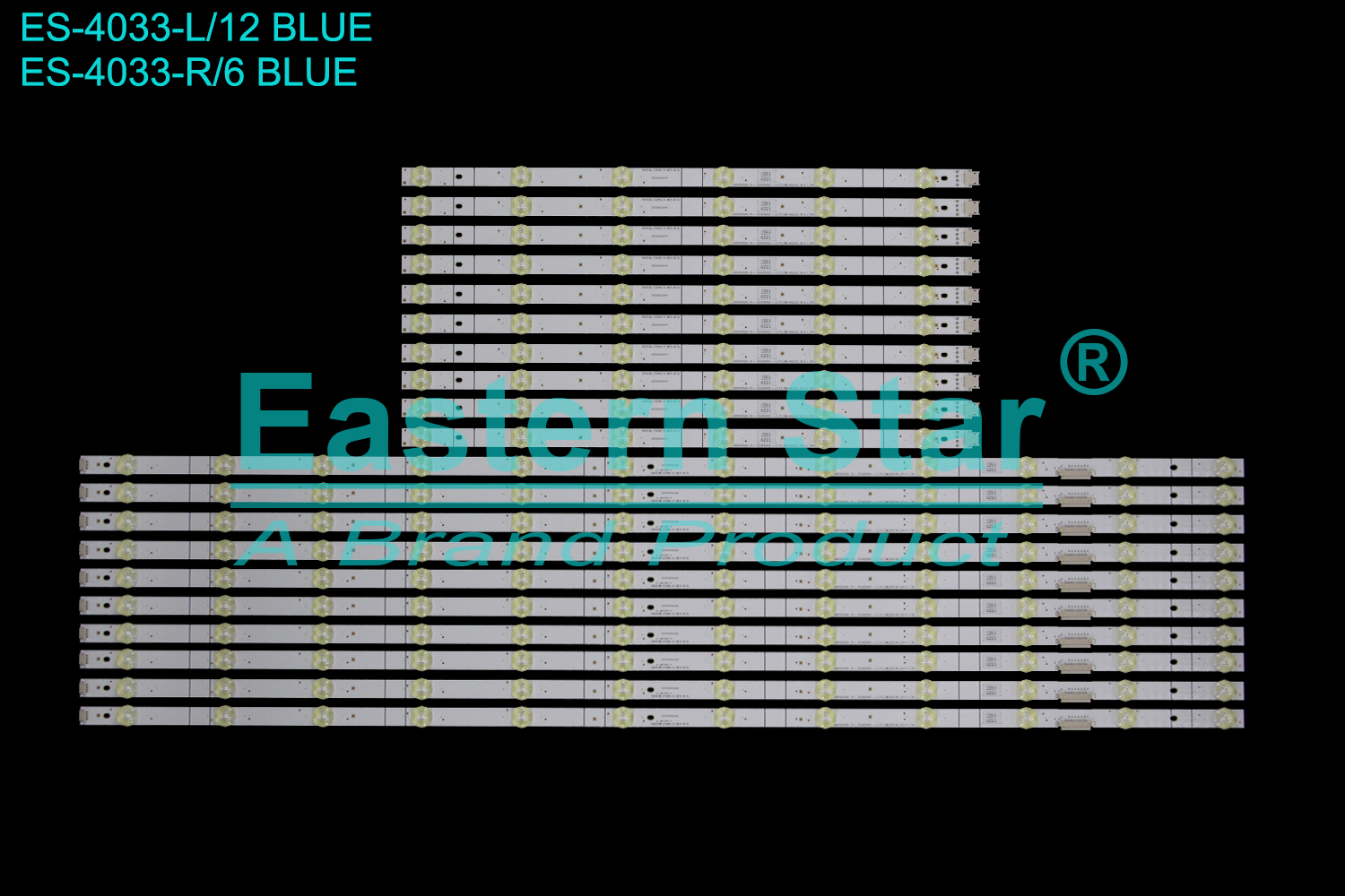 ES-4033 BLUE - HISENSE 65H8G, 65Q7G, L:10x12, R:10x6, 6V | LED-STAR-ES-4033