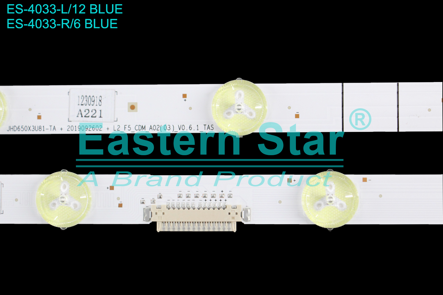 ES-4033 BLUE - HISENSE 65H8G, 65Q7G, L:10x12, R:10x6, 6V | LED-STAR-ES-4033