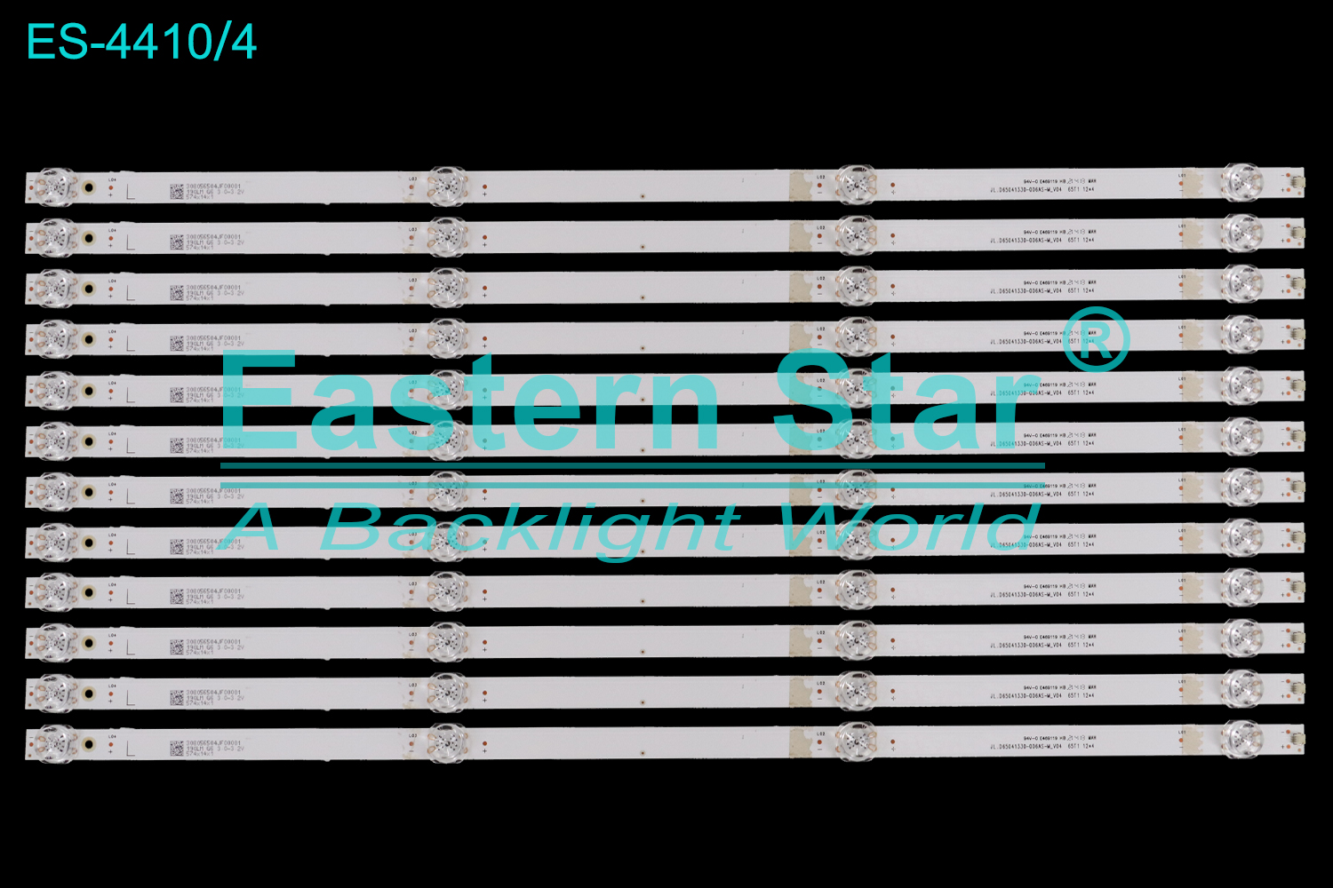 ES-4410 - TESLA 65E625BUS, 65E635SUS, 12x4, 574mm, 3V | LED-STAR-ES-4410