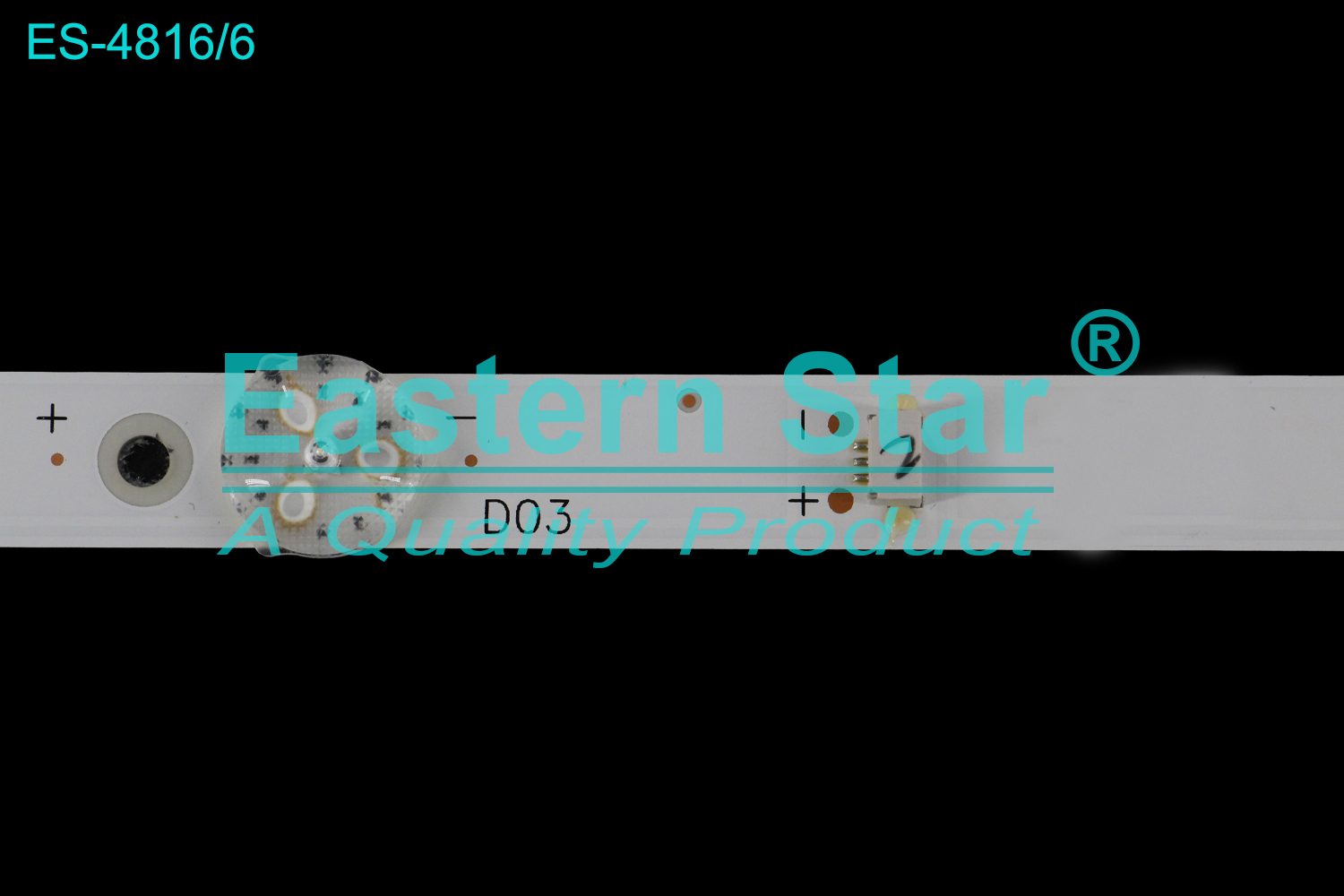 ES-4816 - FOX 32DLE642, 2X6, 563mm, 3V | LED-STAR-ES-4816