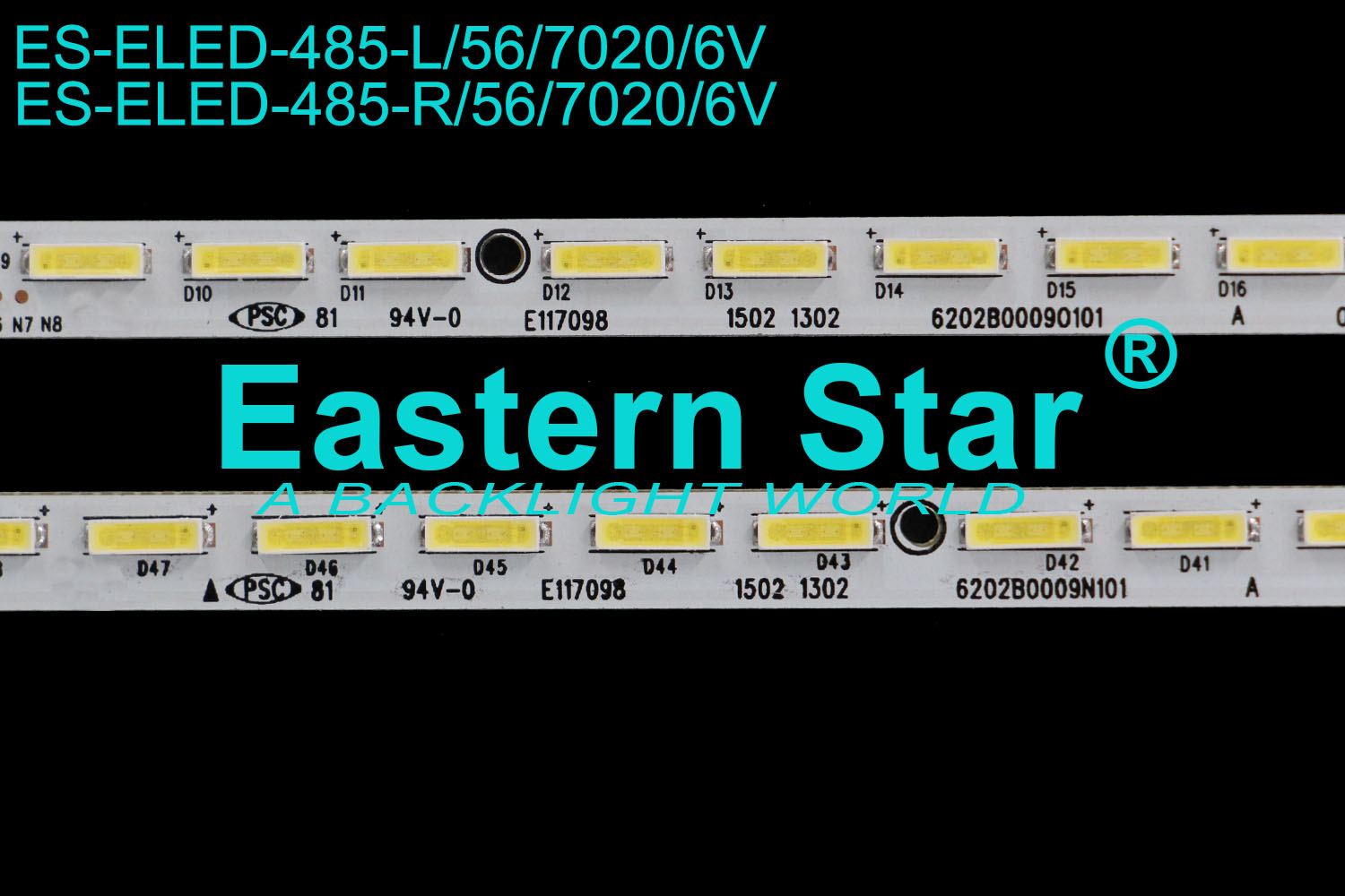 ES-ELED-485 - LG 50UH635V, 2x56, 551mm, 6V | LED-STAR-ES-ELED-485