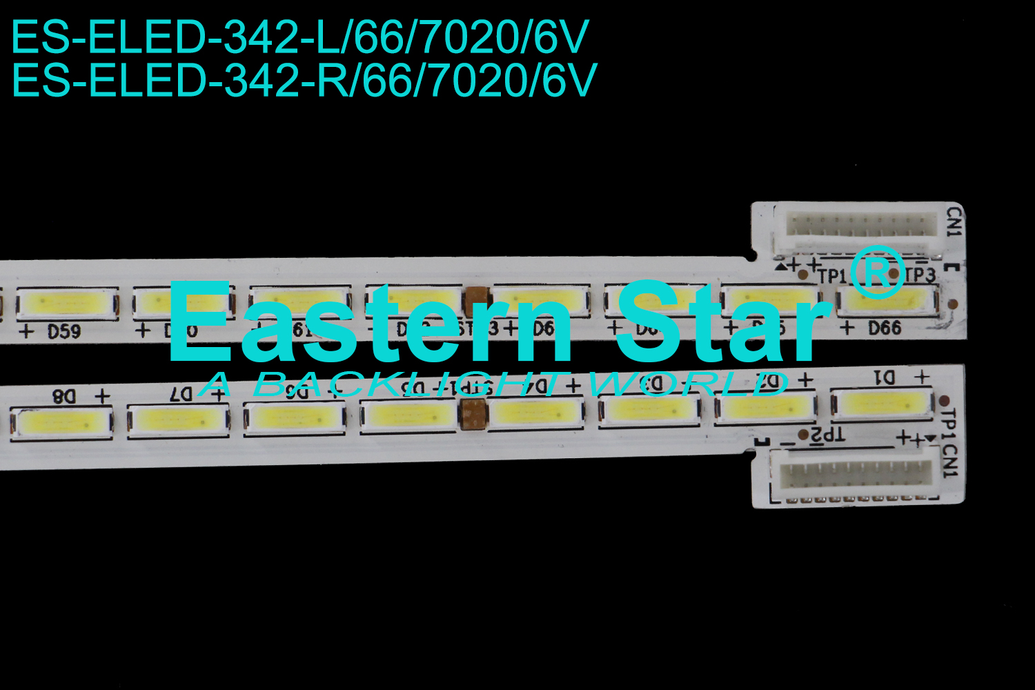 ES-ELED-342 - GRUNDIG 49VLX8720, 2x66, 540mm, 6V | LED-STAR-ES-ELED-342