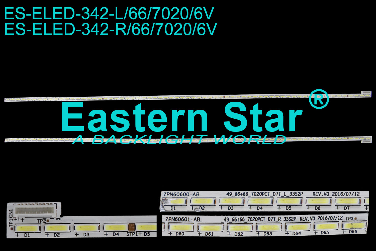 ES-ELED-342 - GRUNDIG 49VLX8720, 2x66, 540mm, 6V | LED-STAR-ES-ELED-342