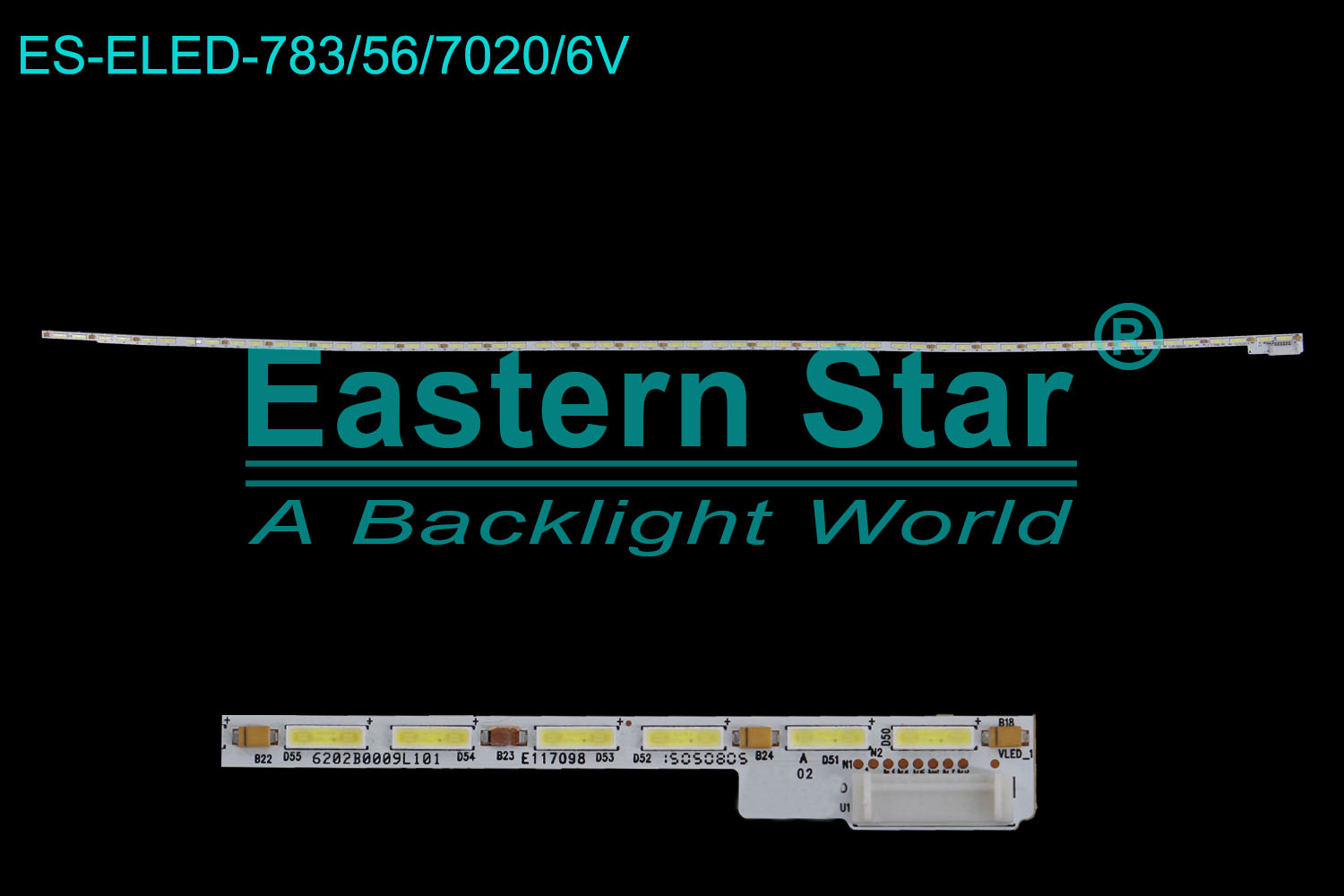 ES-ELED-783 - PANASONIC TX-50CSW524, 1x56, 625mm, 6V | LED-STAR-ES-ELED-783