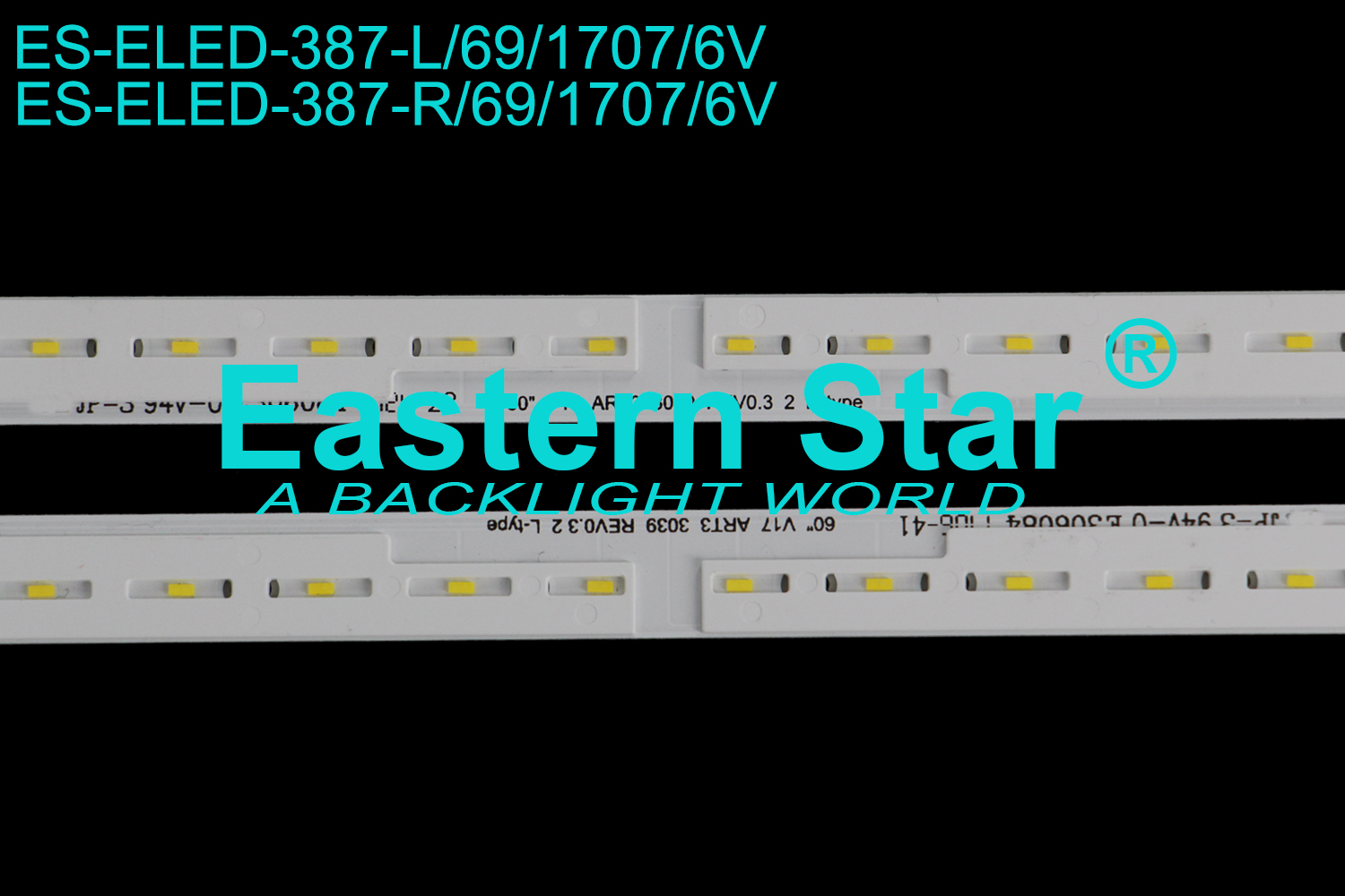 ES-ELED-387 - LG 60SJ8000, 2x69, 658mm, 6V | LED-STAR-ES-ELED-387