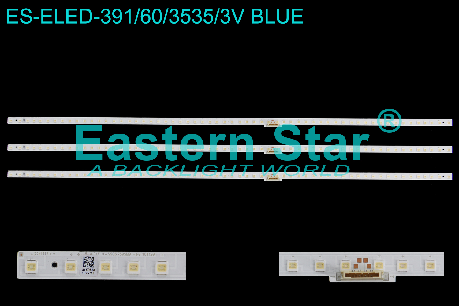 ES-ELED-391 - SAMSUNG QE75Q6, 3x60, 546mm, 3V | LED-STAR-ES-ELED-118