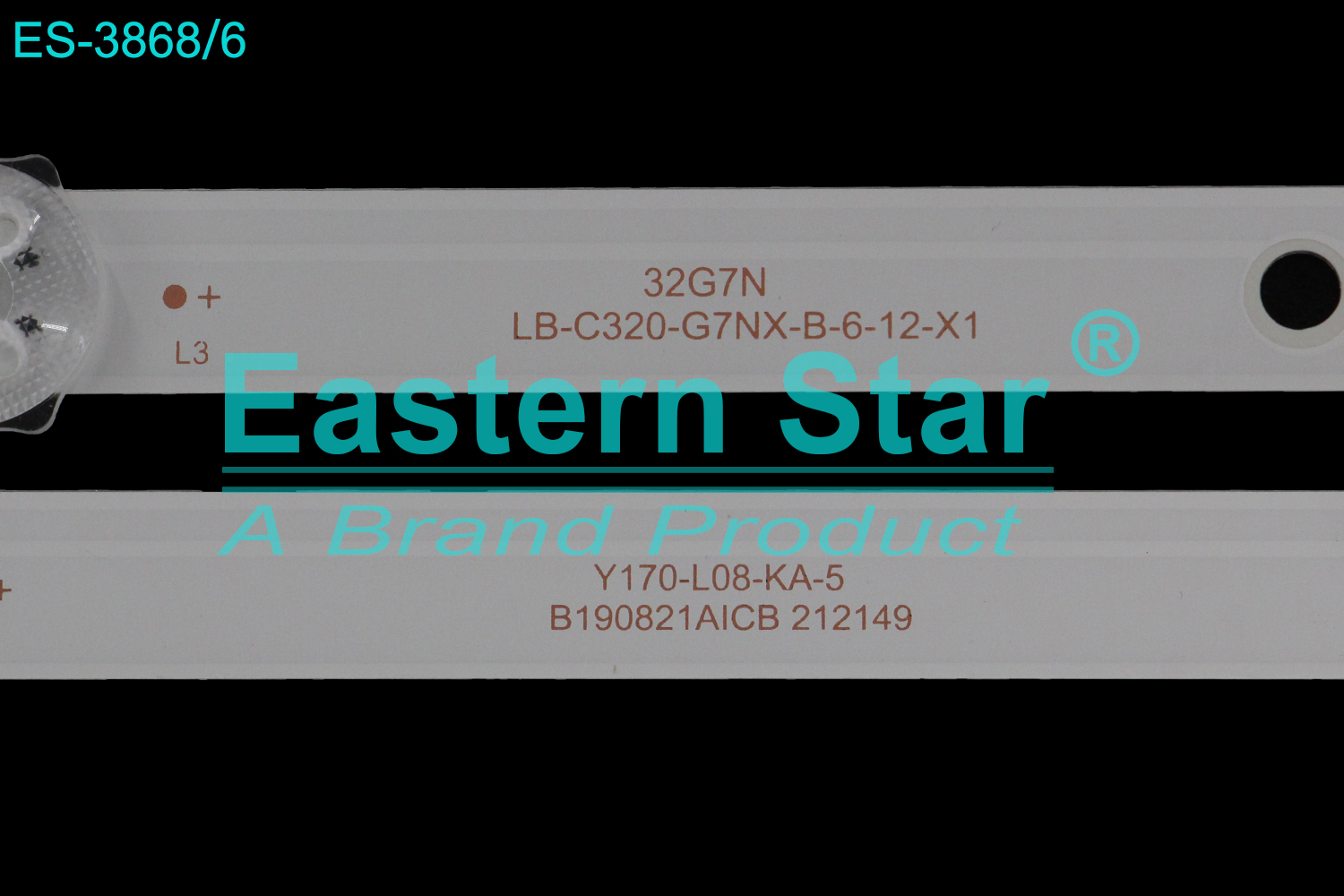 ES-3868 - ALPHA 32G7NHS, 2X6, 598mm, 3V | LED-STAR-ES-3868