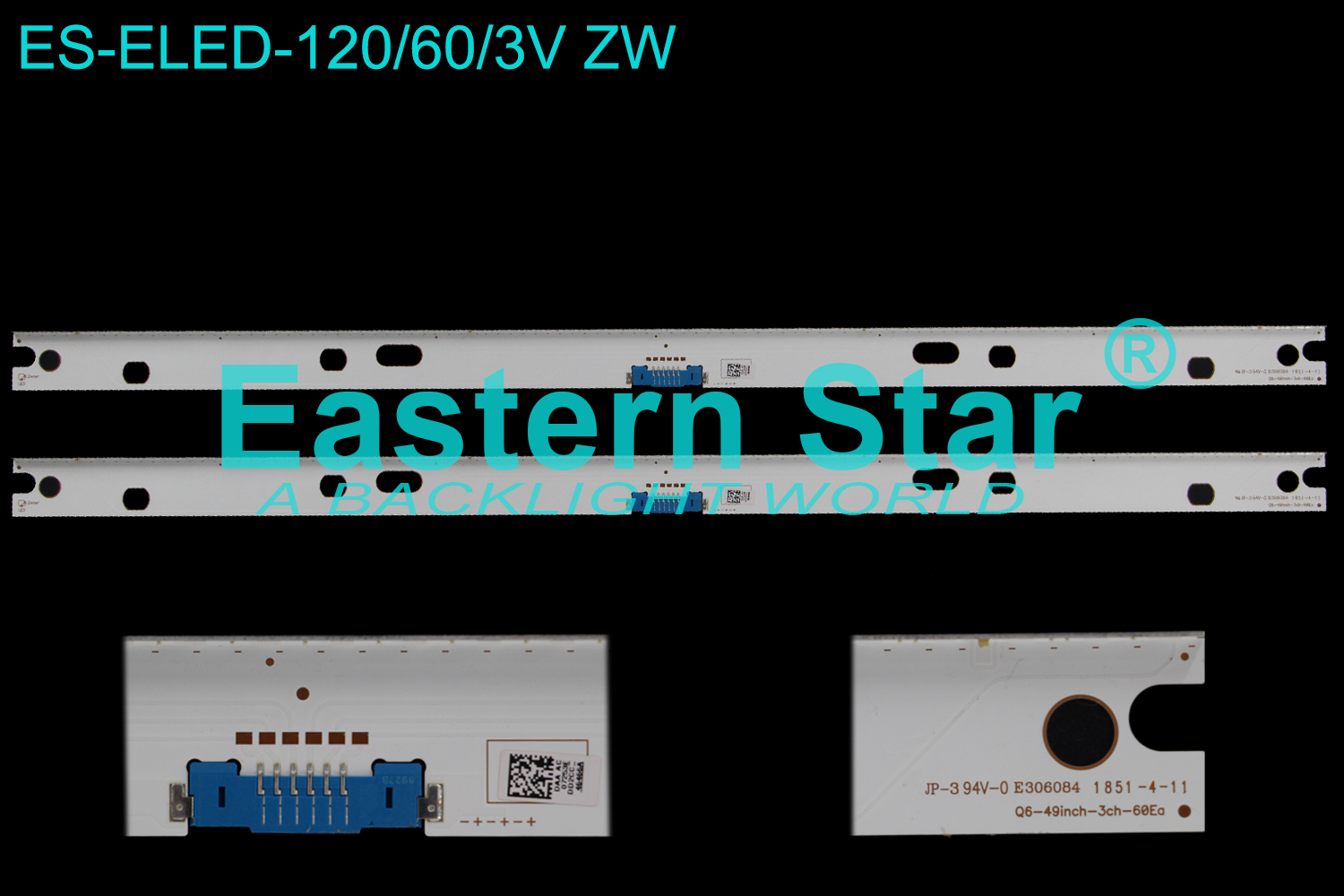 ES-ELED-120 - SAMSUNG QE49K6FNAT, 2X60, 529mm, 3V | LED-STAR-ES-ELED-238