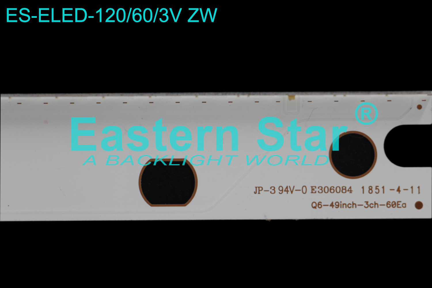 ES-ELED-120 - SAMSUNG QE49K6FNAT, 2X60, 529mm, 3V | LED-STAR-ES-ELED-238