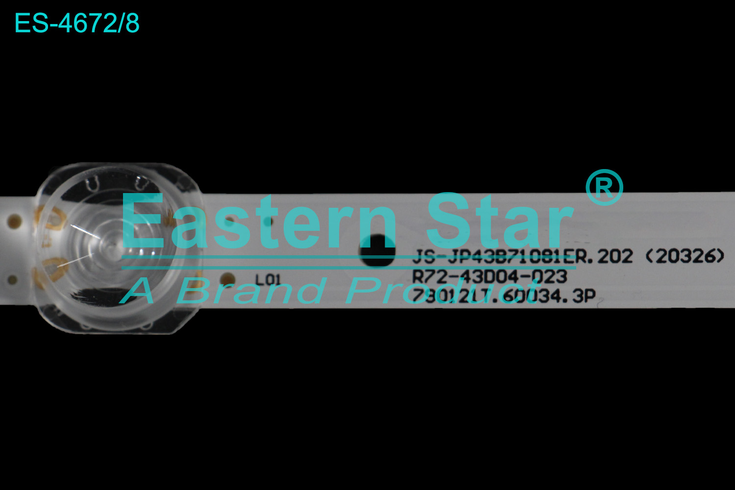 ES-4672 - VOX 43WOS640E, 790mm, 3X8, 3V | LED-STAR-ES-666