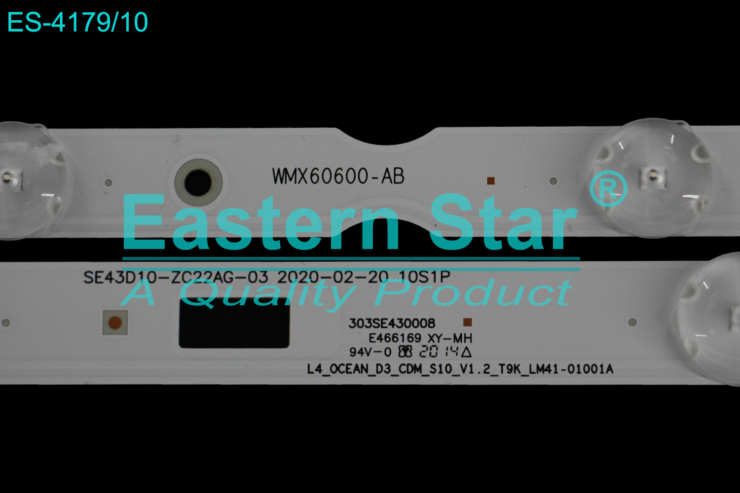 ES-4179 - GRUNDIG 43GUB7040, 43GFU7900, 805mm, 3X10, 3V | LED-STAR-ES-855