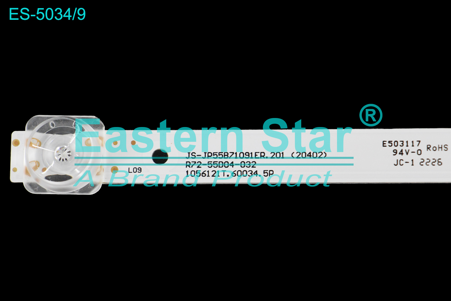 ES-5034 - FOX 55WOS640E, 5X9, 1056mm, 3V | LED-STAR-ES-3067