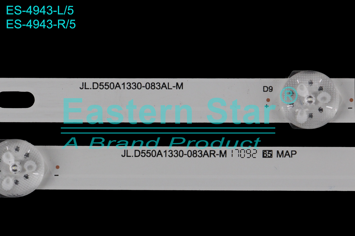 ES-4943 - VIVAX 55LE75SM, 5R+5L, 3V | LED-STAR-ES-3192