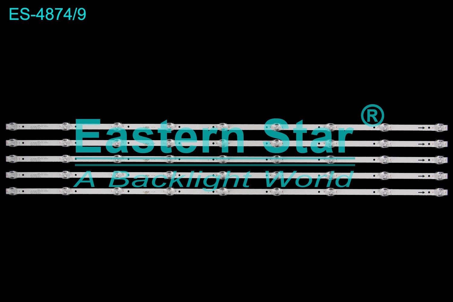 ES-4874 - FOX 50WOS630E, 906mm, 4X9, 3V | LED-STAR-ES-850