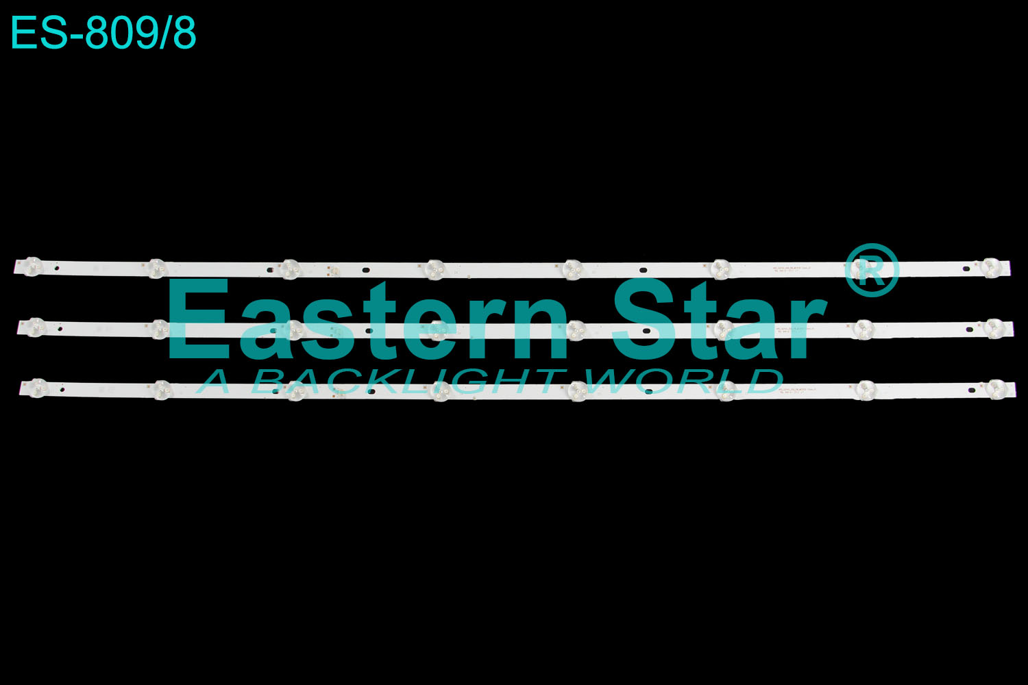 ES-809 - TESLA 43Q300BF, 3X8, 800mm, 3V | LED-STAR-ES-666