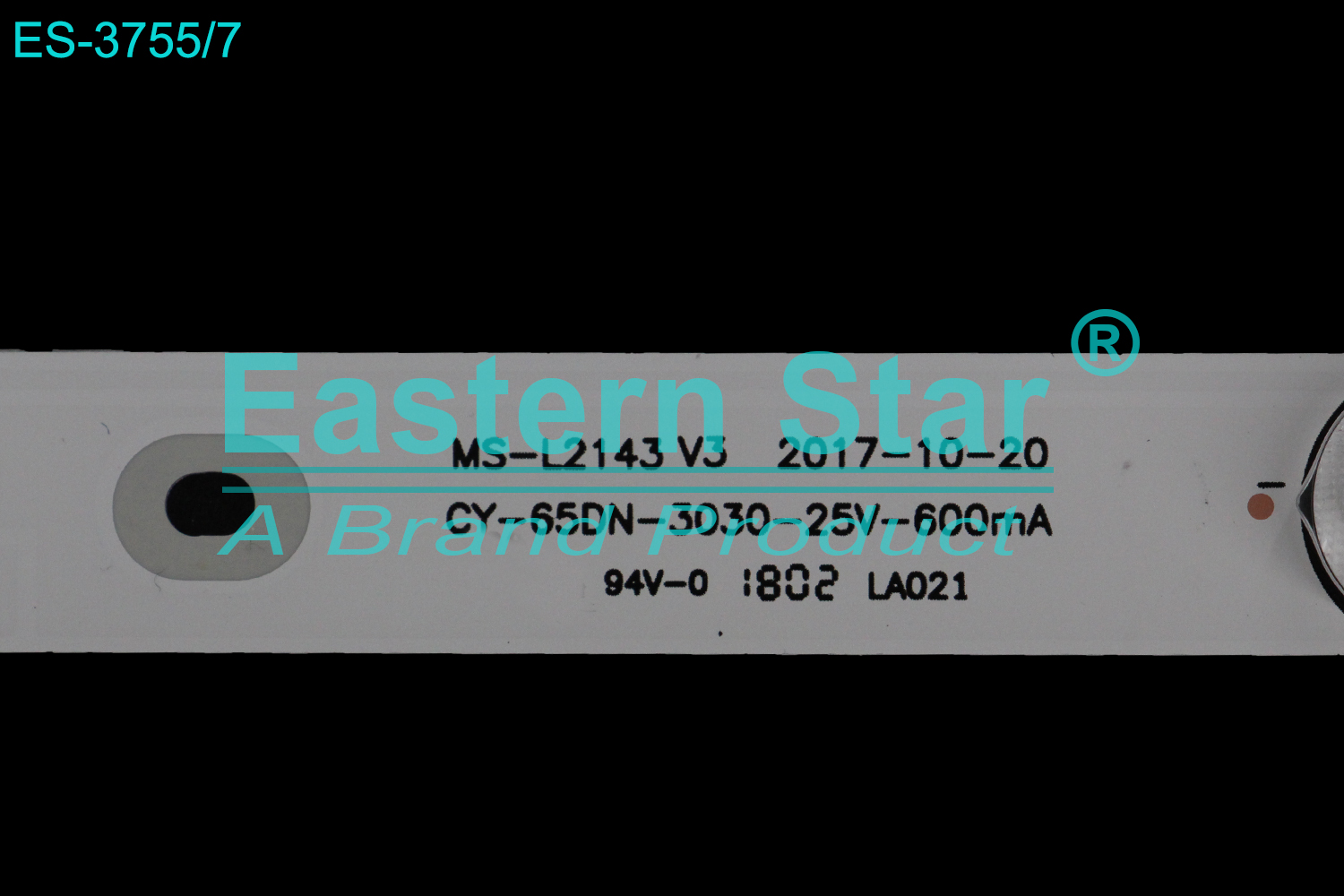 ES-3755 - FOX 65WOS600A, 12X7, 632mm, 3V | LED-STAR-ES-176
