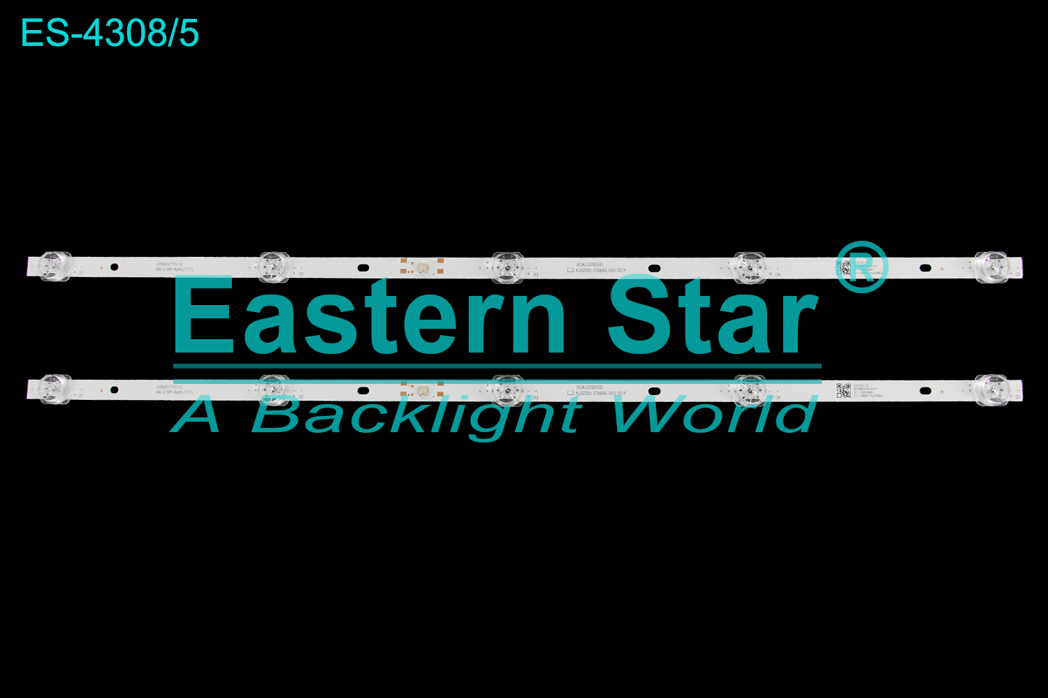 ES-4308 - ADLER 32AE8800S, 2X5, 551mm, 6V | LED-STAR-ES-155