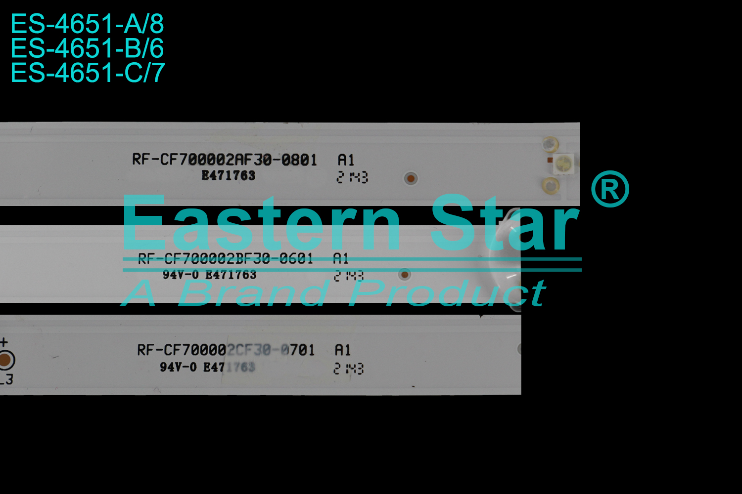 ES-4651 - JVC LT-70VAQ7200, 8A+2B+2C, 3V | LED-STAR-ES-027