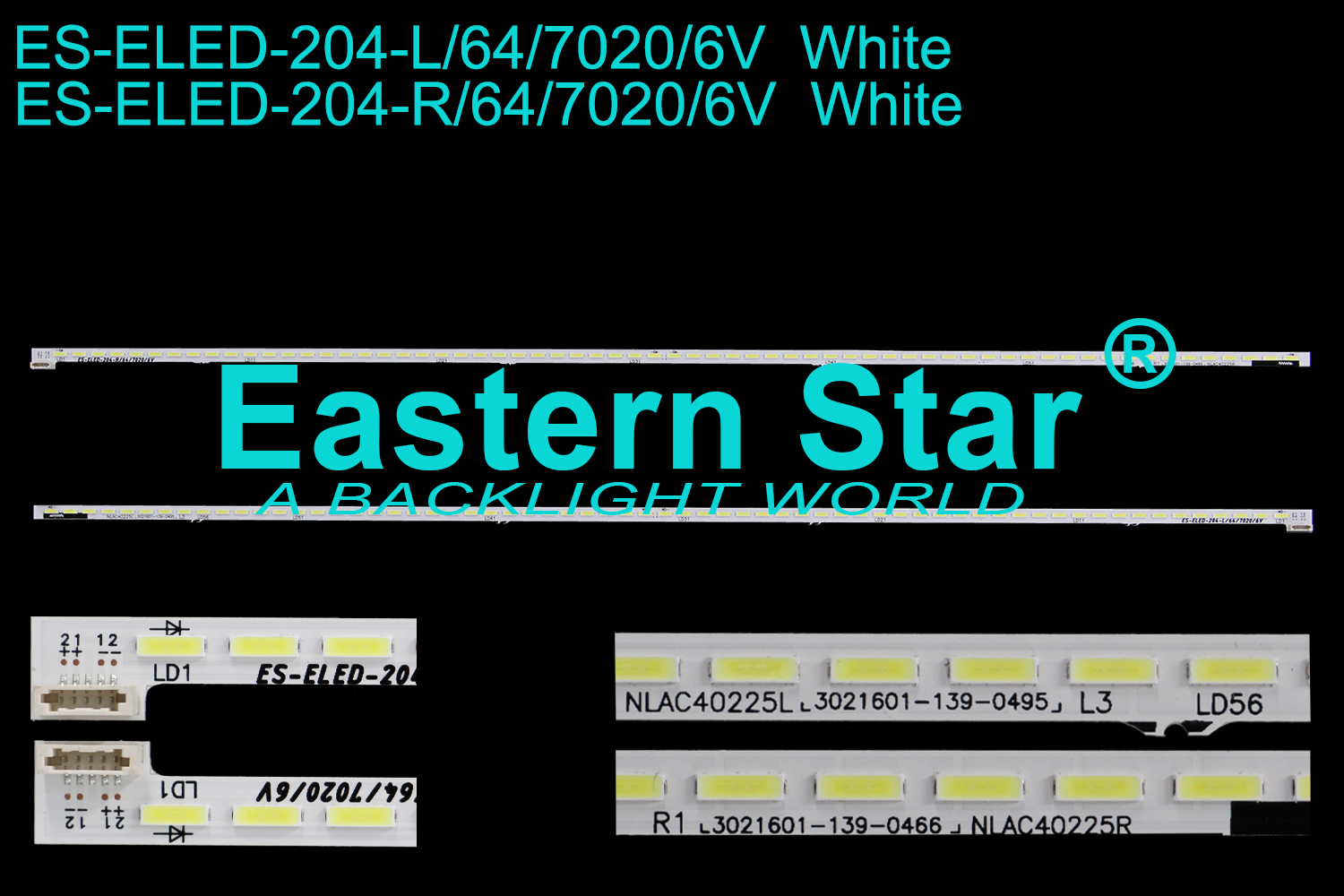 ES-ELED-204 - SONY KDL-55W805A, 605mm, 2X64, 6V | LED-STAR-ES-ELED-038