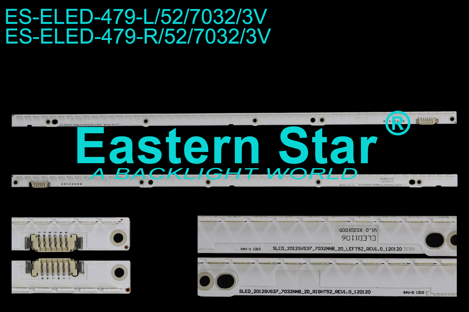 ES-ELED-479 - SAMSUNG UE37ES5500, 464mm, 2X52, 3V | LED-STAR-ES-ELED-375