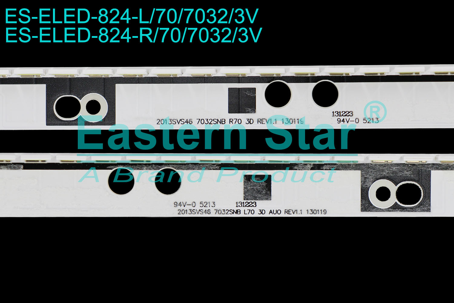 ES-ELED-824 - SAMSUNG UE46F8500, 2X70, 575mm, 3V | LED-STAR-ES-ELED-009