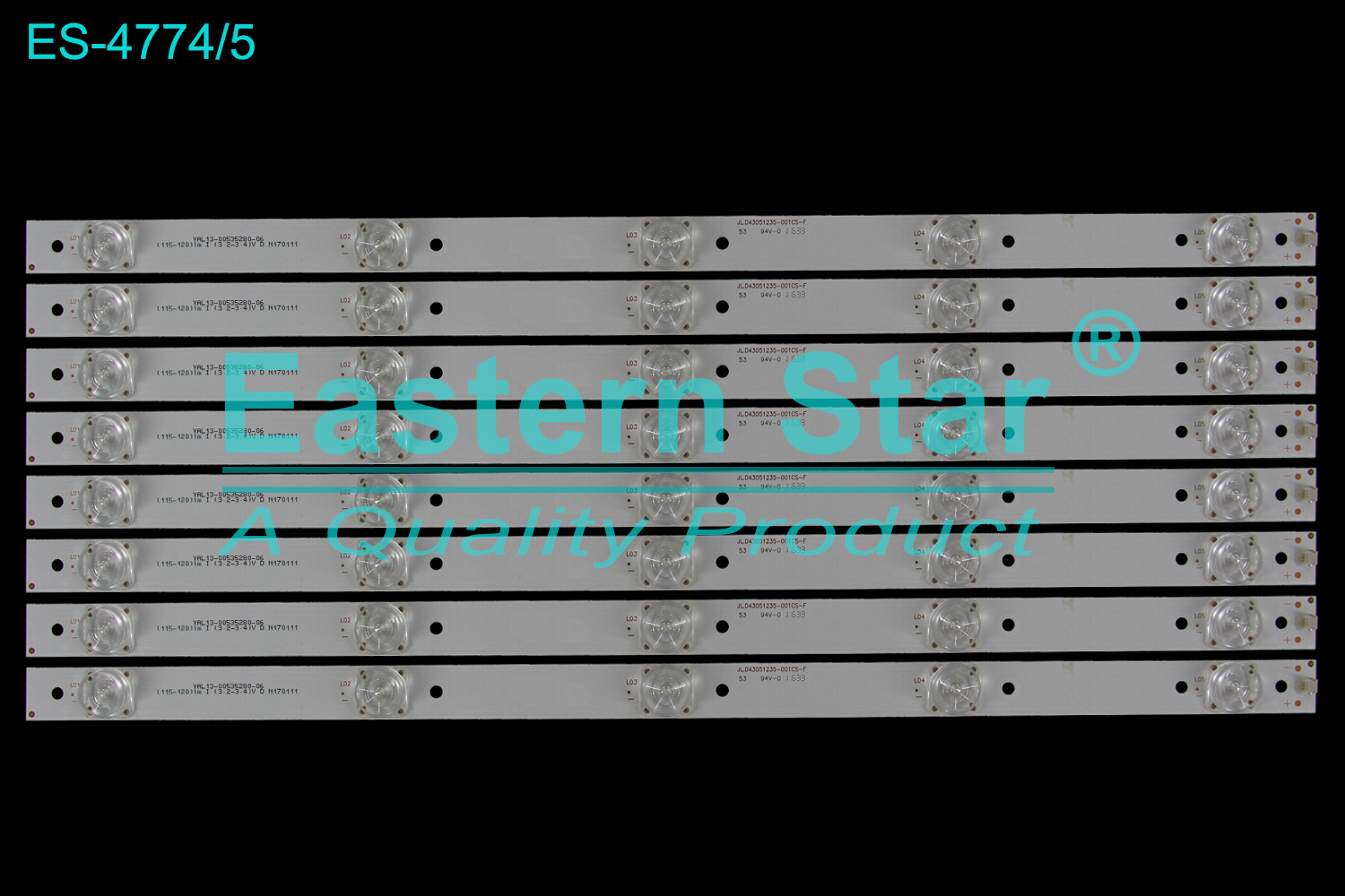ES-4774 - TESLA 43S901SUS, 431mm, 8X5, 3V | LED-STAR-ES-4774