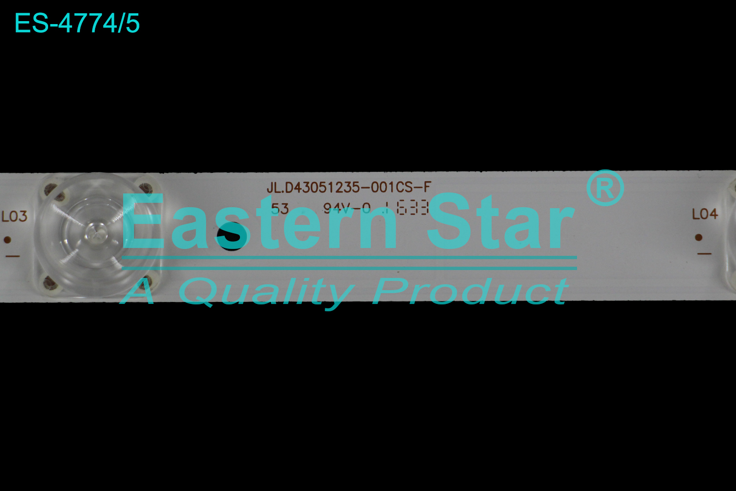 ES-4774 - TESLA 43S901SUS, 431mm, 8X5, 3V | LED-STAR-ES-4774