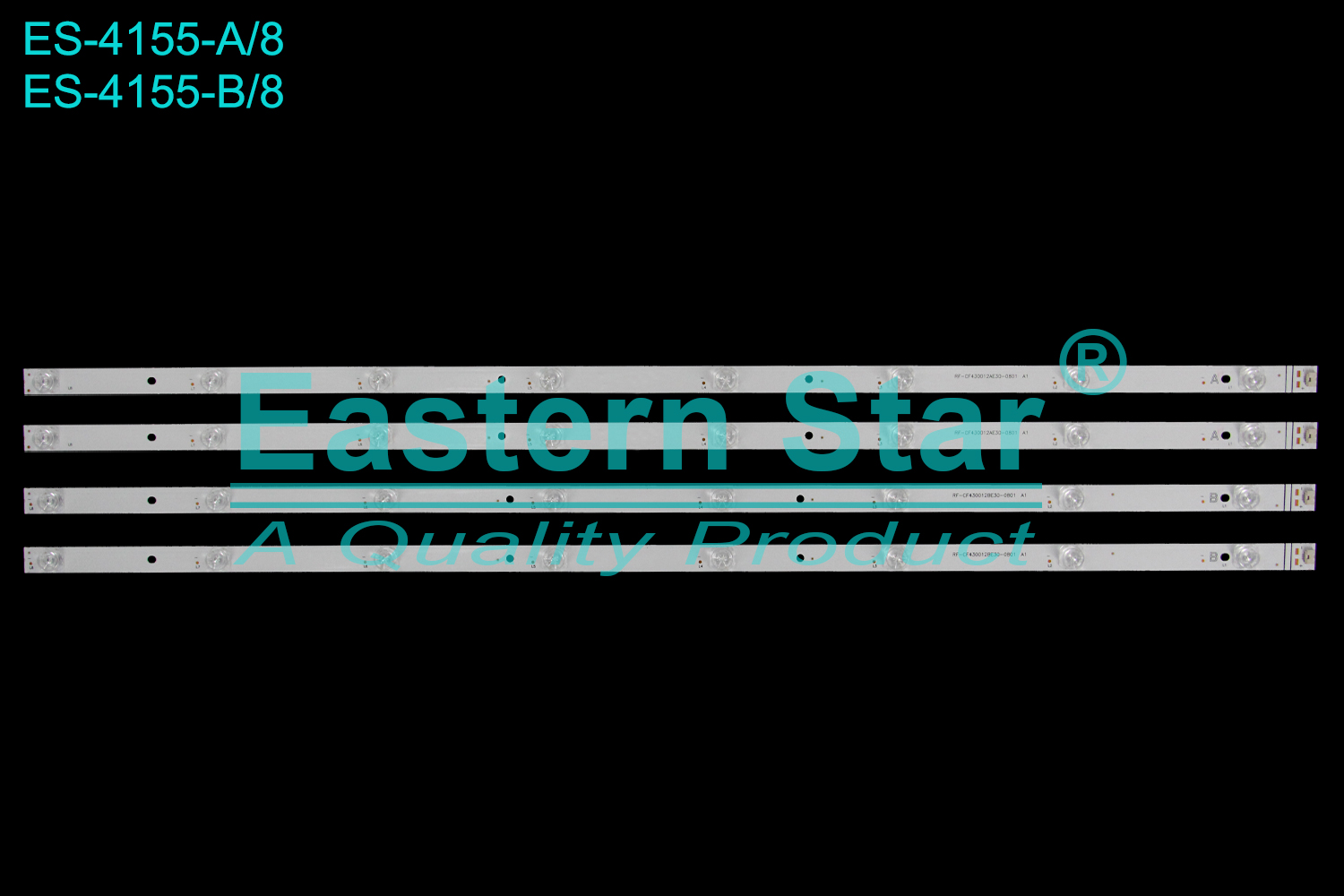 ES-4155 - TOSHIBA 43UA6B63, PANASONIC TX-43HX710, , 810mm, 4X8, 3V | LED-STAR-ES-4155