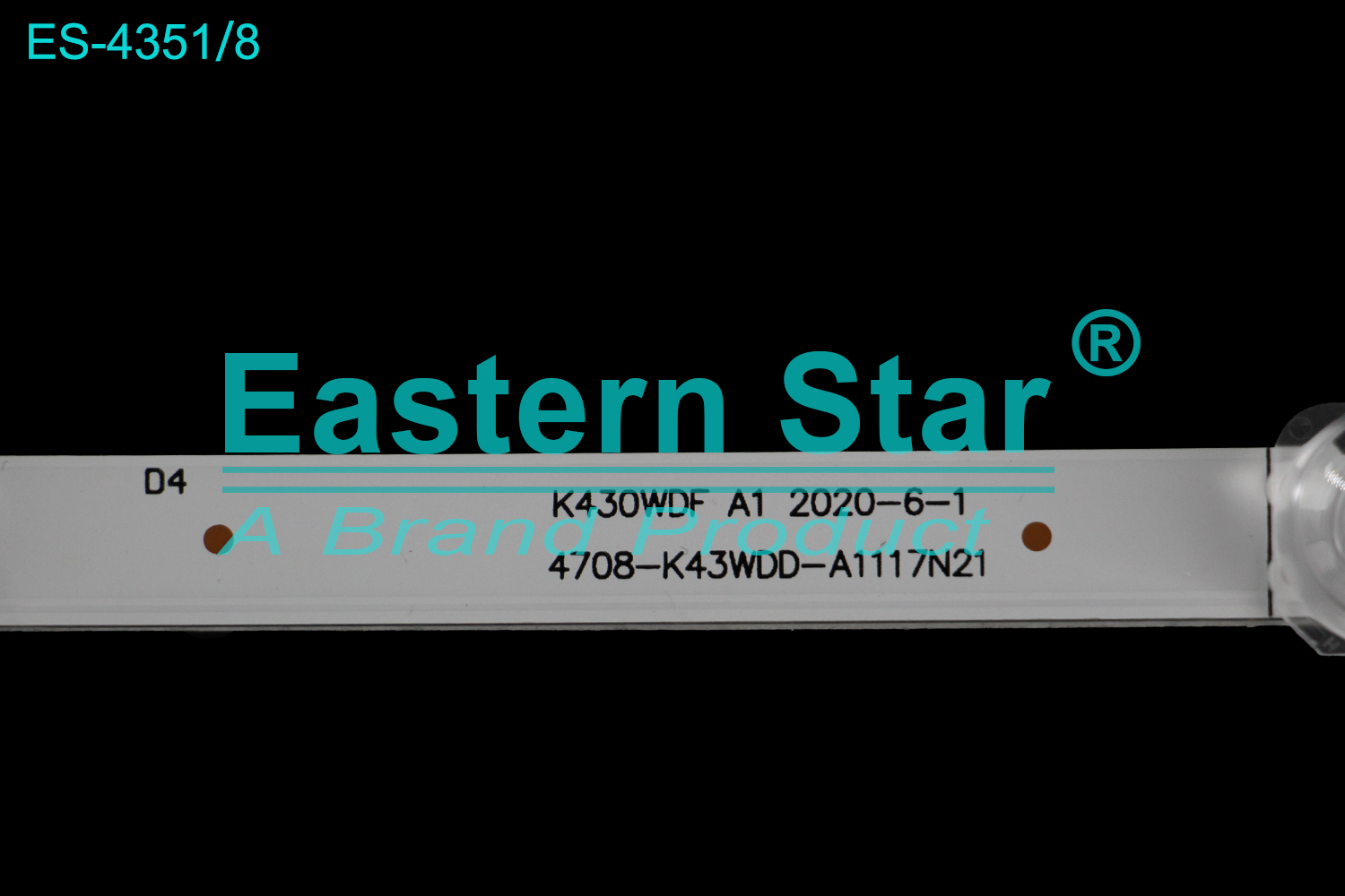ES-4351 - VOX 43ADW-D1B, DAHUA DHI-LM43-F200, 773mm, 3X8, 3V | LED-STAR-ES-4351
