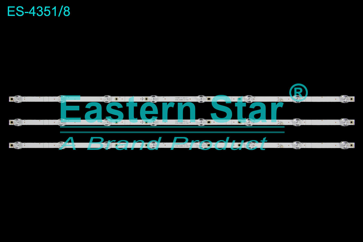 ES-4351 - VOX 43ADW-D1B, DAHUA DHI-LM43-F200, 773mm, 3X8, 3V | LED-STAR-ES-4351