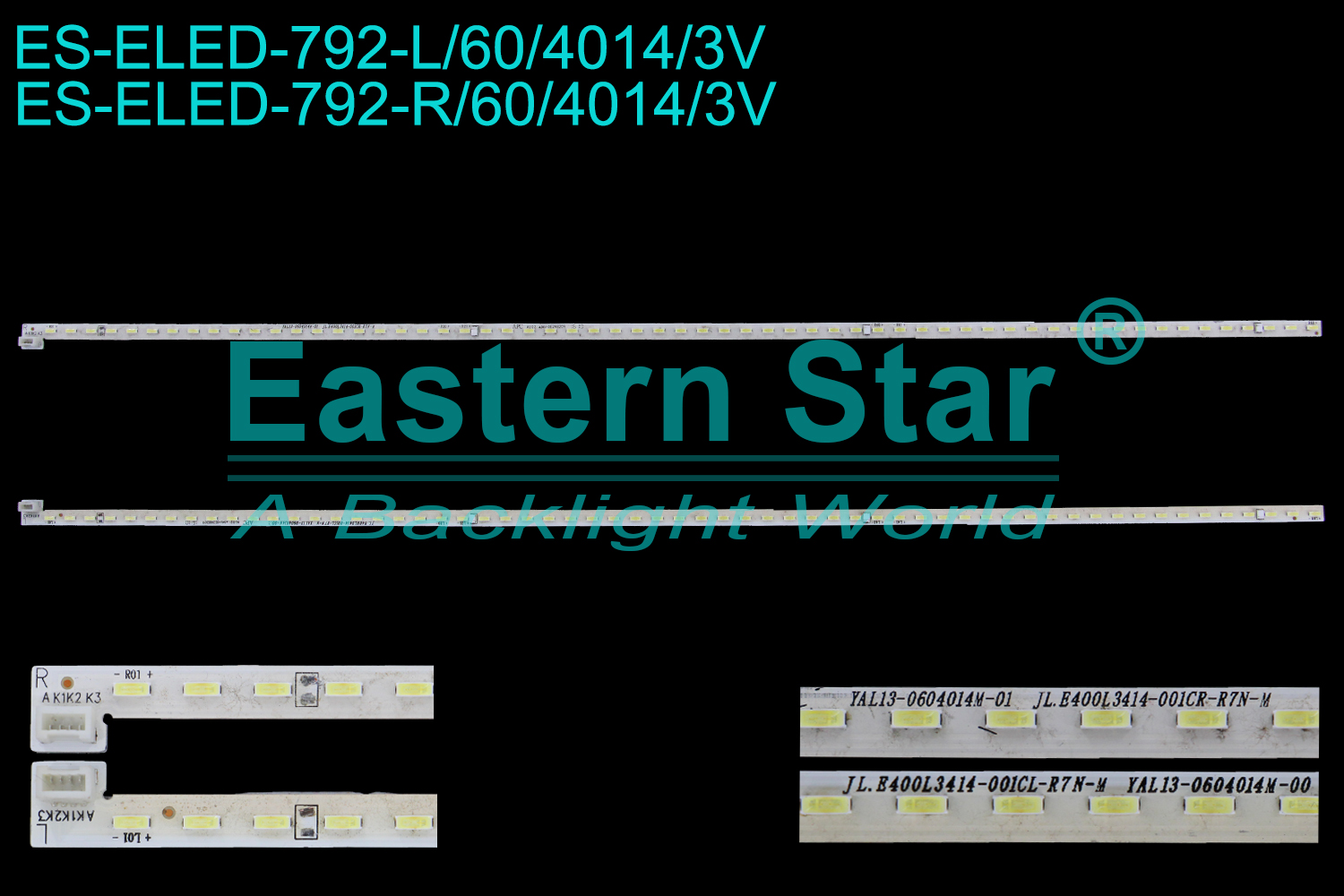 ES-ELED-792 - VOX 40, 2X60, 446mm, 3V | LED-STAR-ES-ELED-792