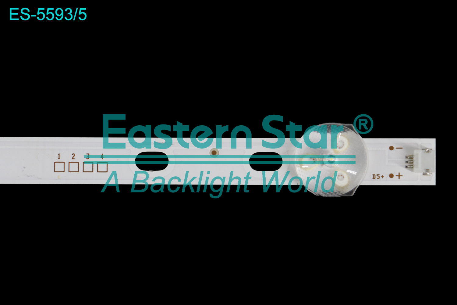 ES-5593 - FOX 50DLE858, 10X5, 474mm, 3V | LED-STAR-ES-5593