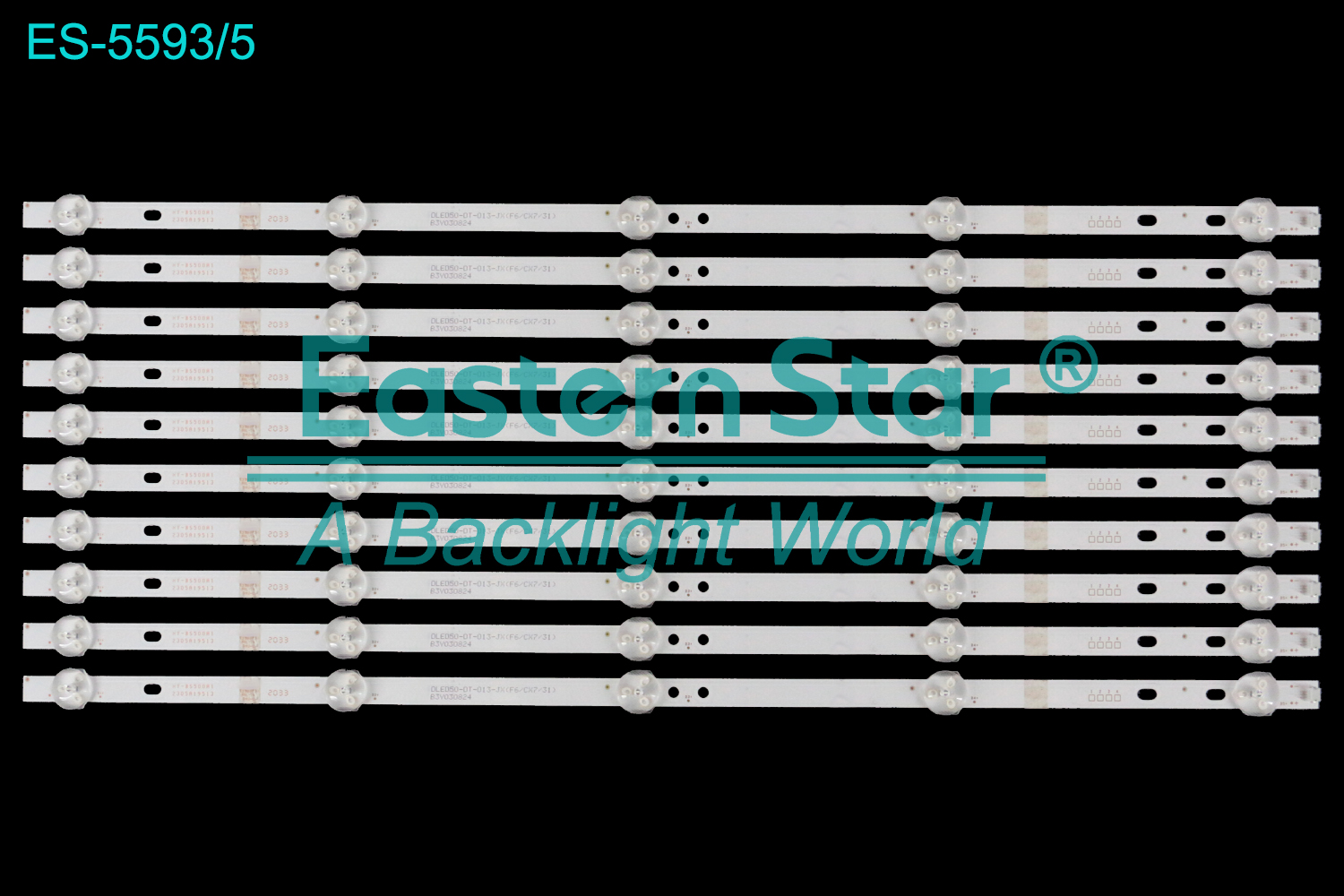 ES-5593 - FOX 50DLE858, 10X5, 474mm, 3V | LED-STAR-ES-5593