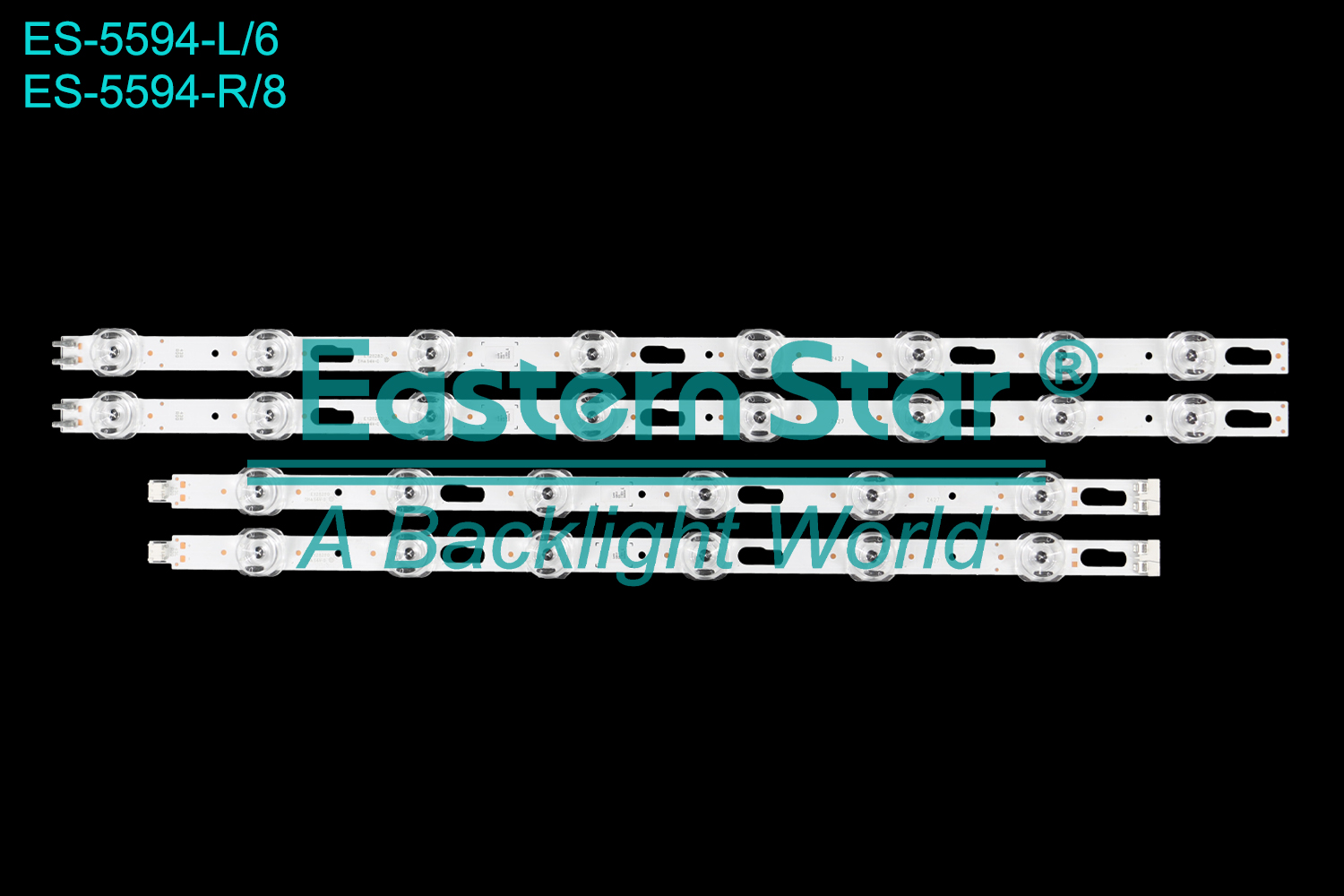 ES-5594 - SAMSUNG UE43DU7170, 6+8, 2R+2L, 3V | LED-STAR-ES-5594