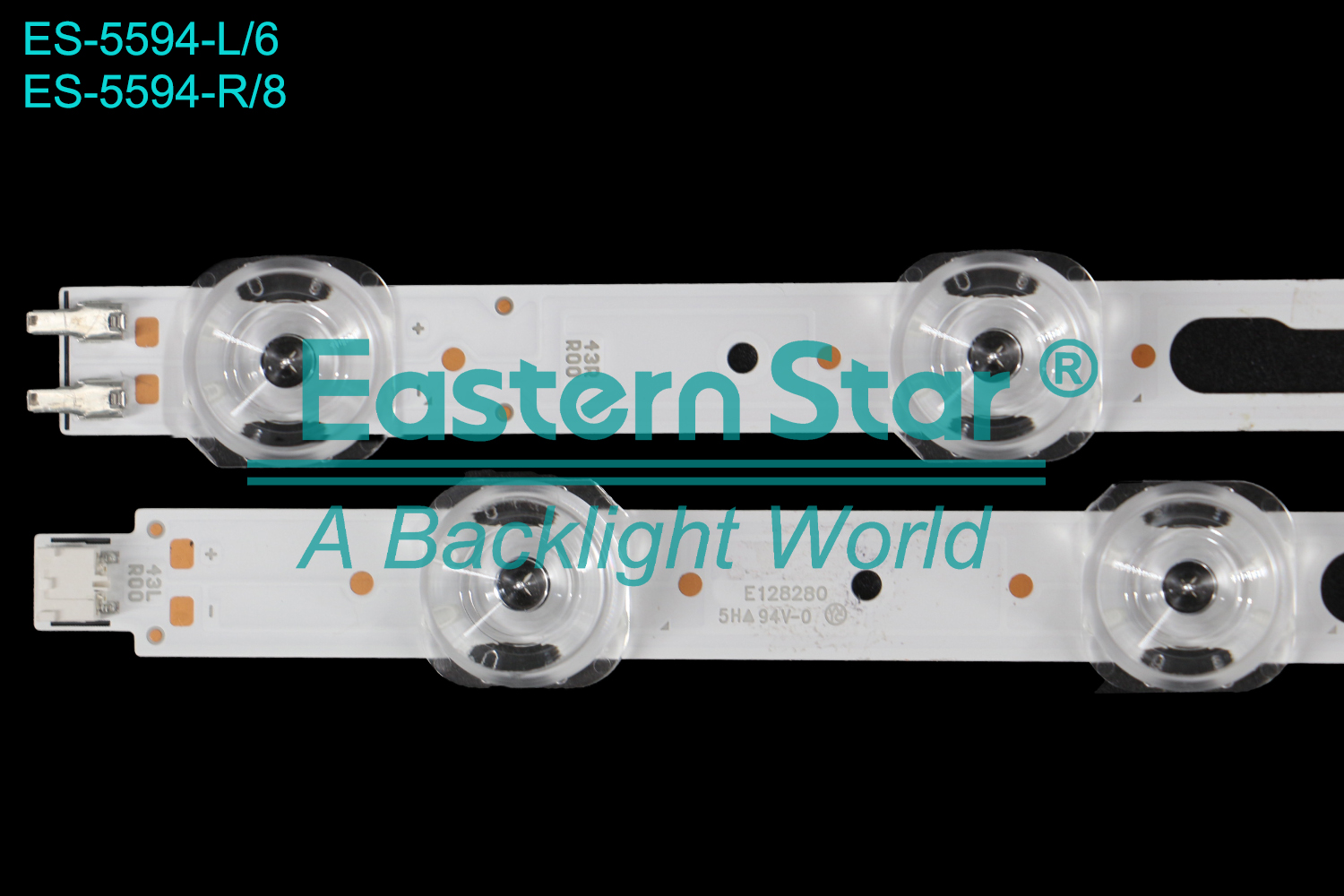 ES-5594 - SAMSUNG UE43DU7170, 6+8, 2R+2L, 3V | LED-STAR-ES-5594