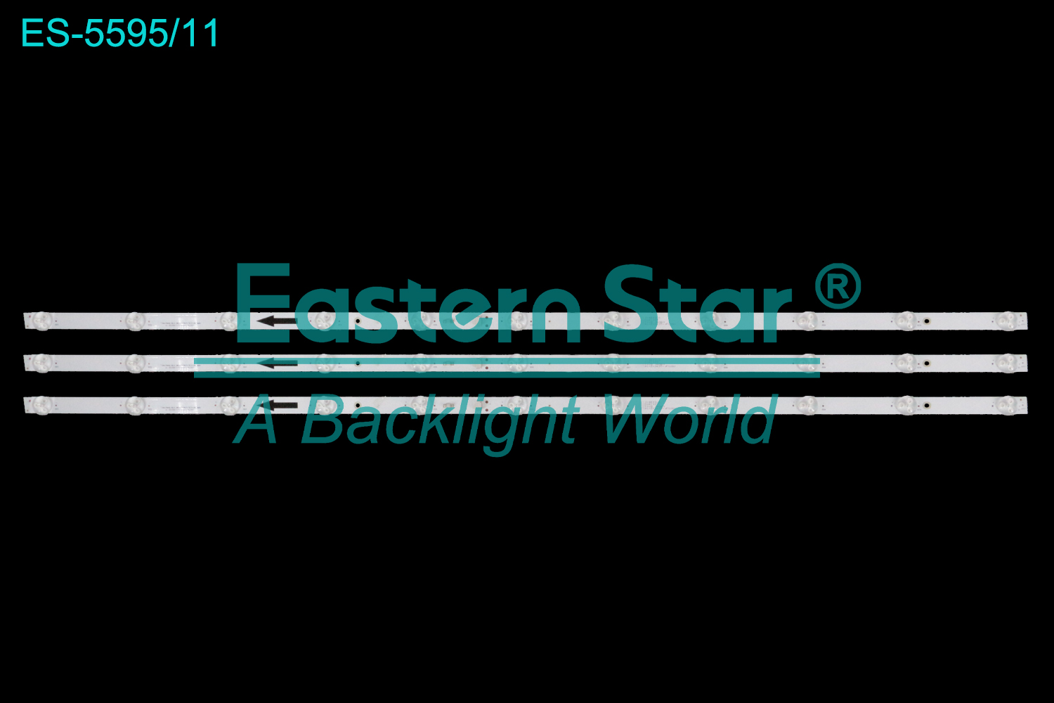 ES-5595 - SAMSUNG UE43CU7092, 3X11, 818mm, 3V | LED-STAR-ES-5595