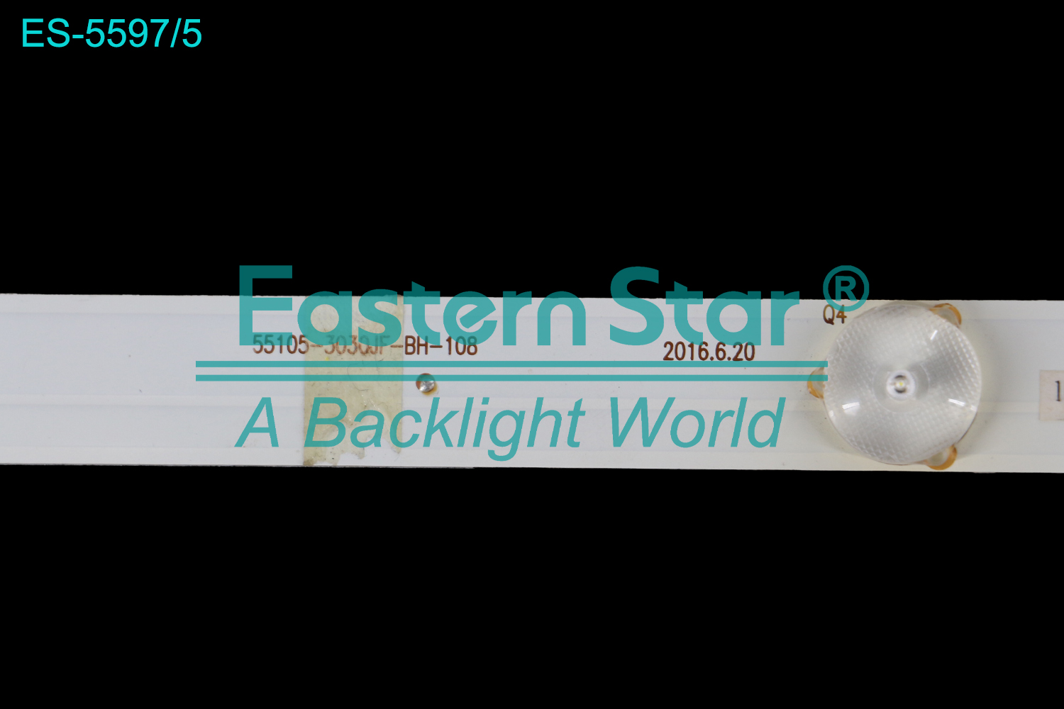 ES-5597 - DENVER LED-5569T2CS, 10X5, 522mm, 3V | LED-STAR-ES-5597