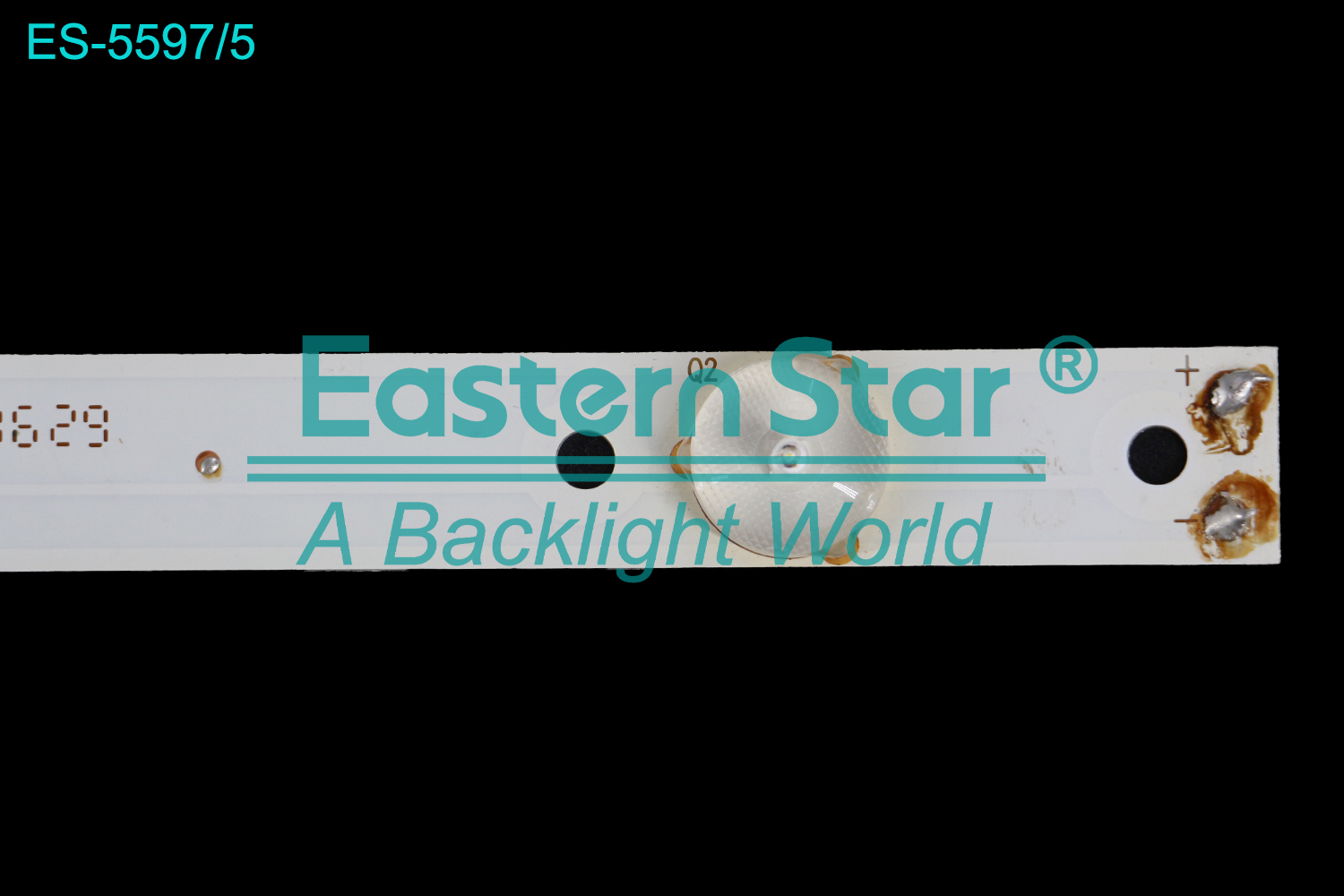 ES-5597 - DENVER LED-5569T2CS, 10X5, 522mm, 3V | LED-STAR-ES-5597
