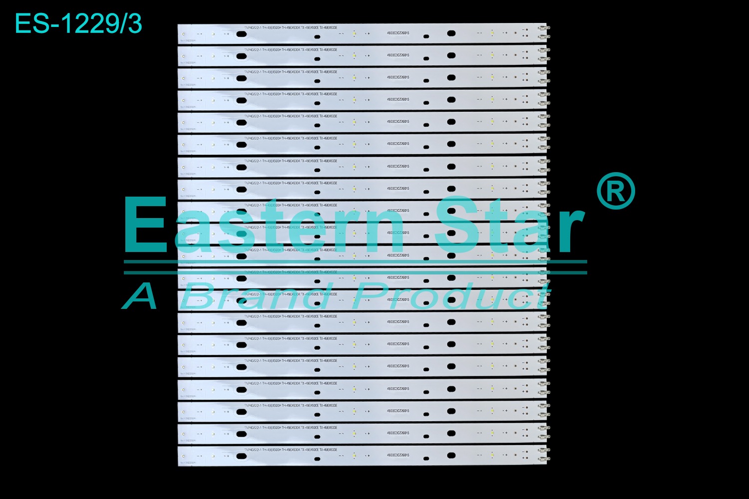 ES-1229 - PANASONIC TX-49EX600E ver2, TX-49EXW604 ver2, 20X3, 260mm, 3V | LED-STAR-ES-1229
