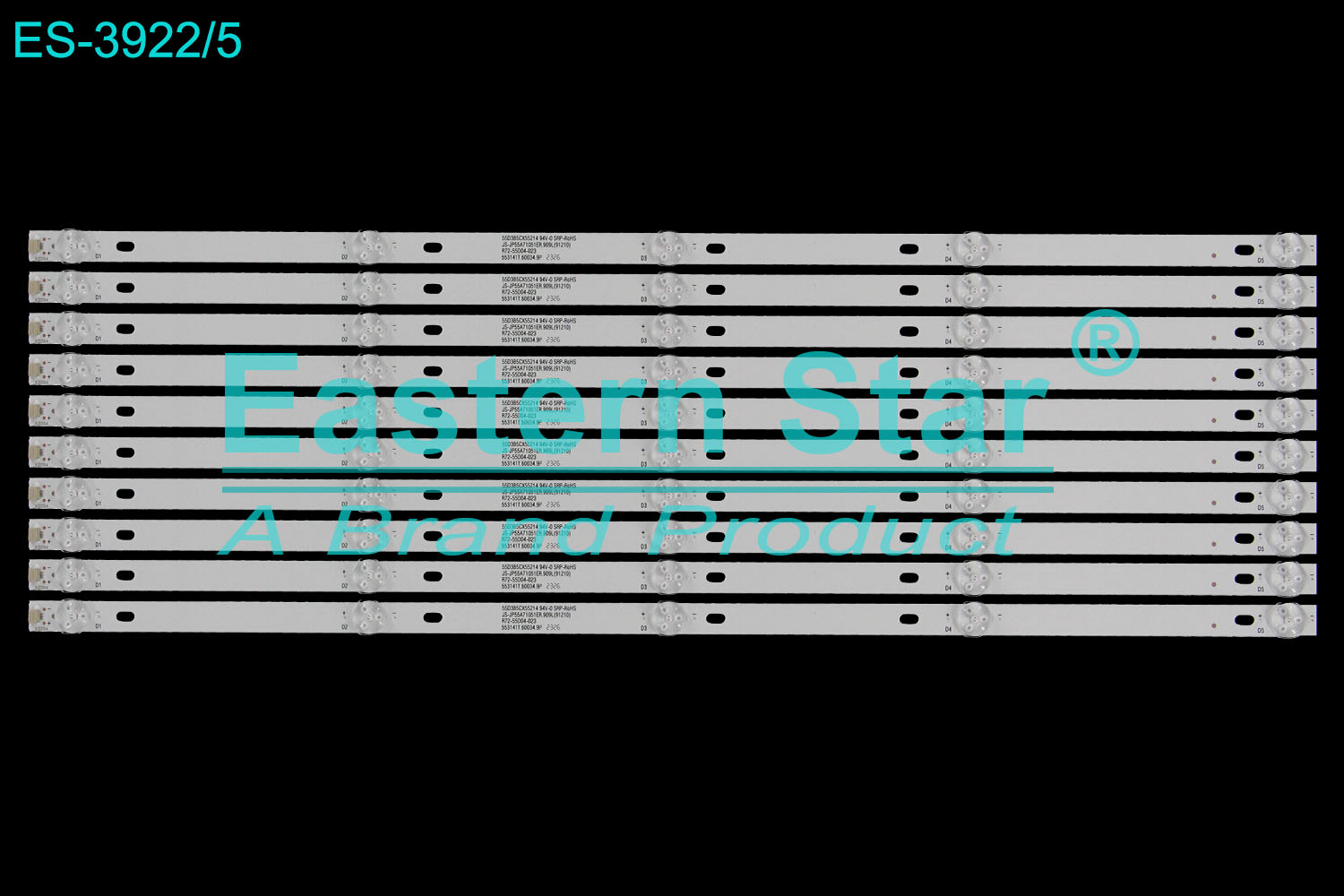 ES-3922 - FOX 55WOS630, 550mm, 10X5, 3V | LED-STAR-ES-3922