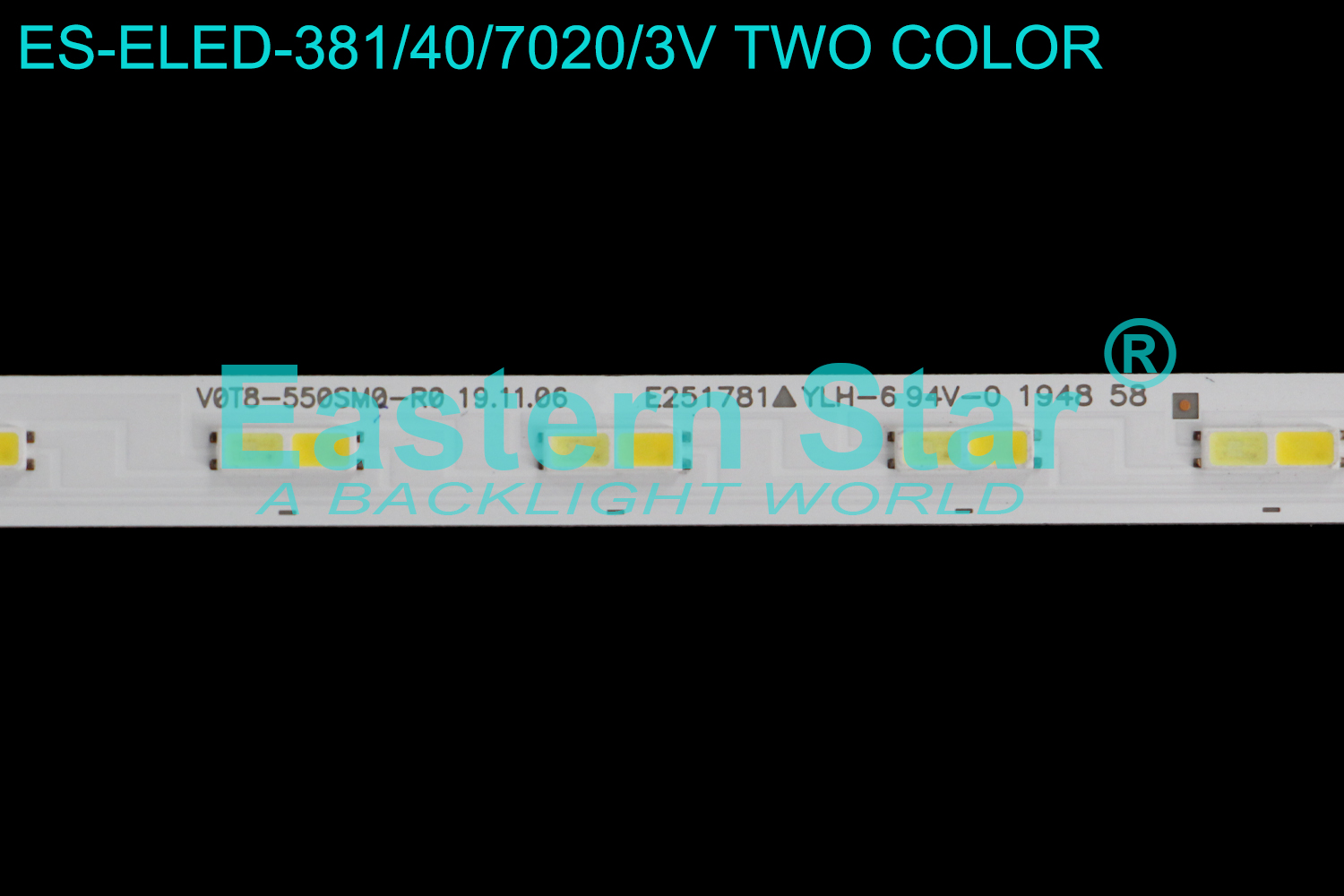 ES-ELED-381 - SAMSUNG UE55TU8500, 597mm, 2X40, 3V | LED-STAR-ES-ELED-381
