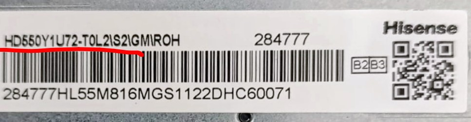 ES-3296 - HISENSE 55A6G, 55A6BG ver2, 4X10, 1058mm, 3V | LED-STAR-ES-3296
